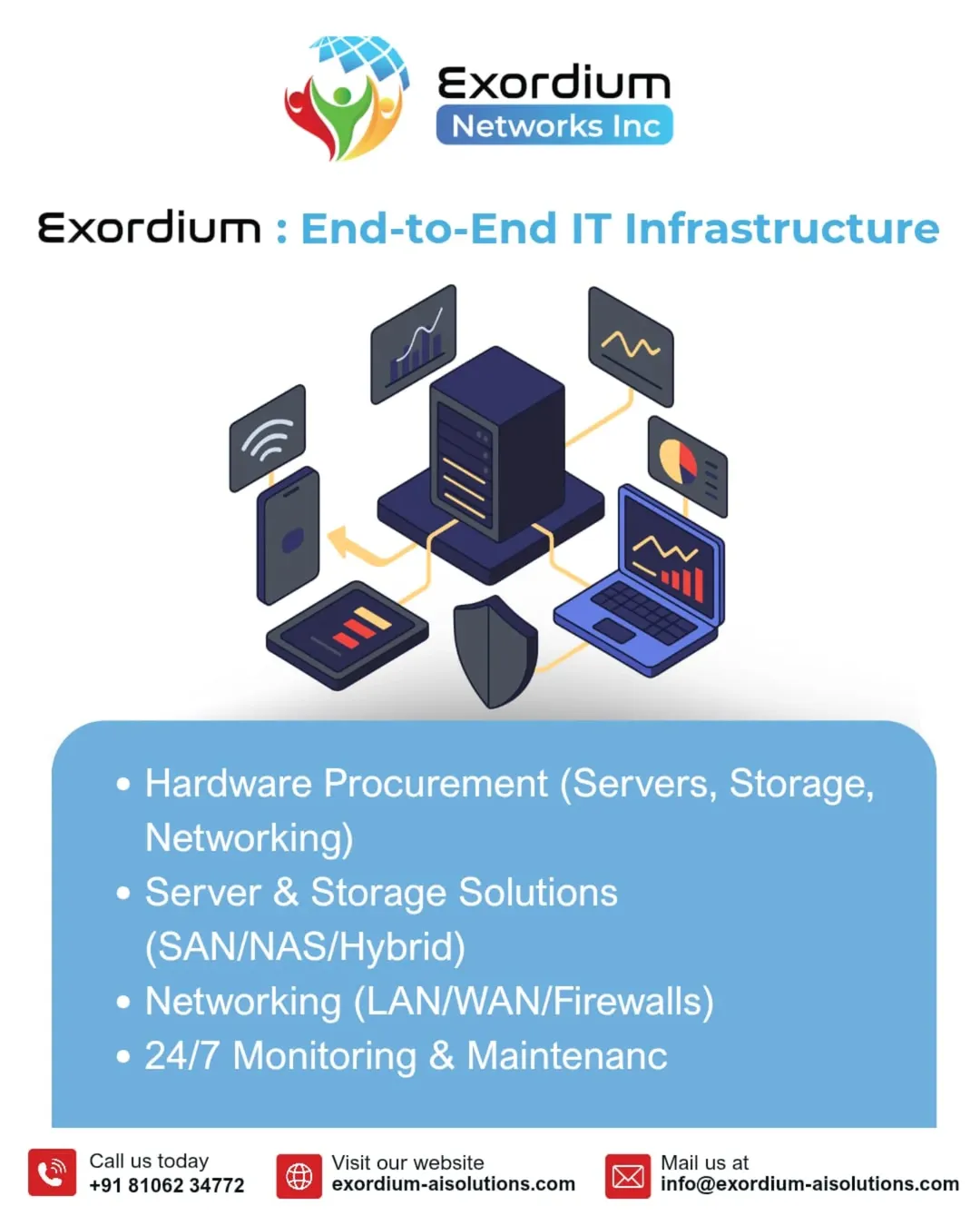 Exordium Networks Inc – Your End-to-End IT Infrastructure Partner!